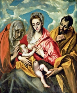 El Greco, Święta Rodzina ze św. Anną (ok. 1590 – 1595)