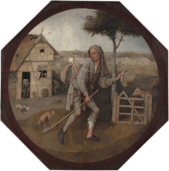Hieronim Bosch (1450-1516). Syn marnotrawny. Wędrowiec