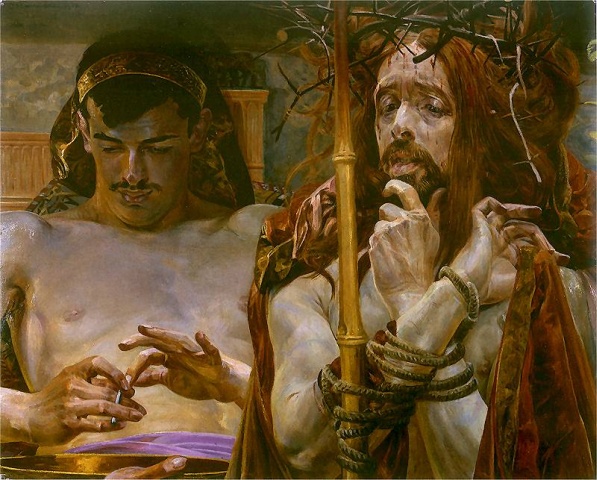 J.Malczewski, Chrystus przed Piłatem