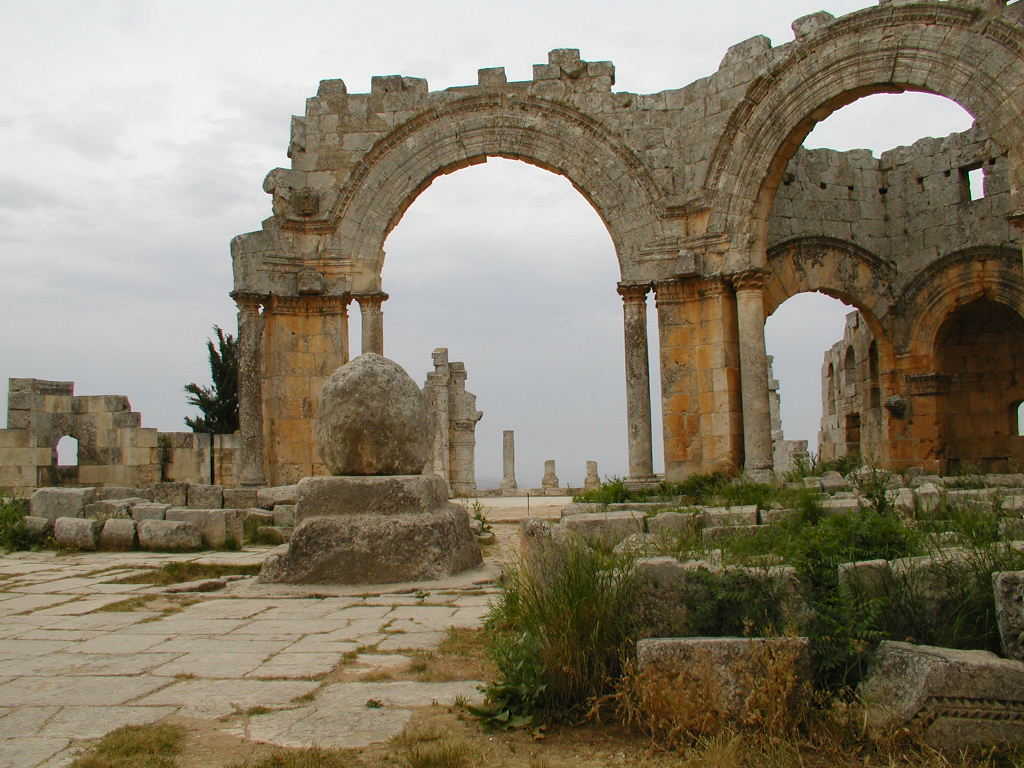 Ruiny bazyliki św. Symeona Słupnika